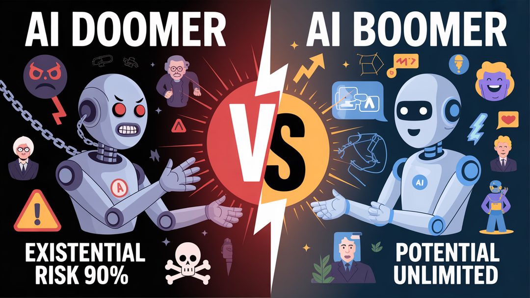 AI 파멸론과 낙관론의 대립