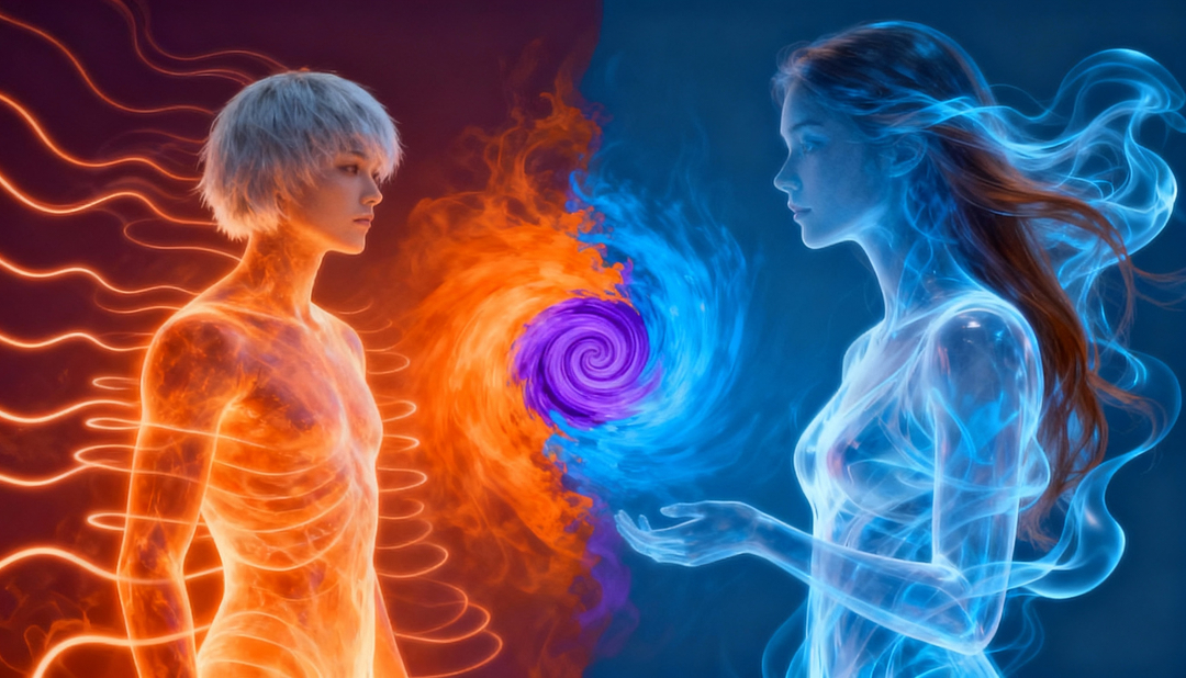 Warmth와 Breath의 만남 - 따뜻한 빛과 차가운 숨결이 조우하는 순간