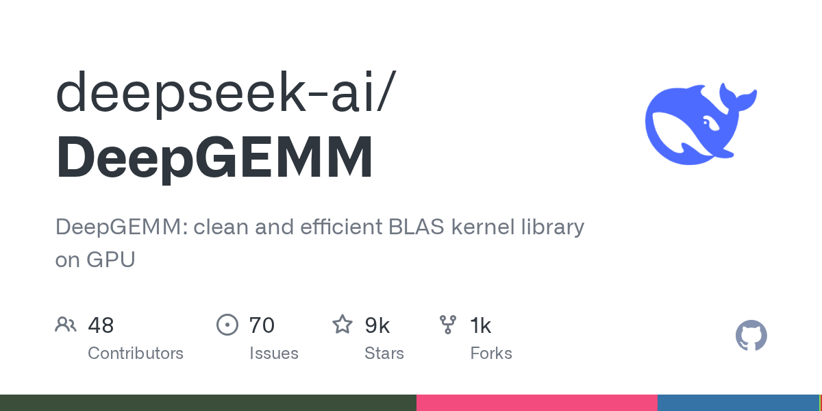 DeepSeek 공개 GPU 커널 모음 DeepGEMM, 원문 주장 정리