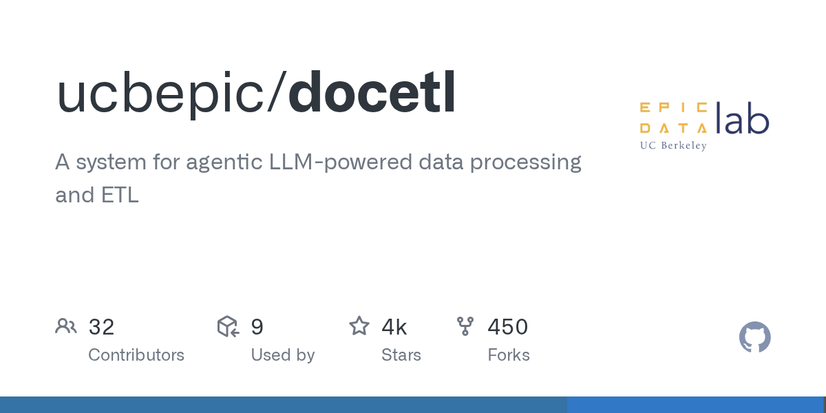 DocETL: Open-Source LLM Pipelines for Document ETL
