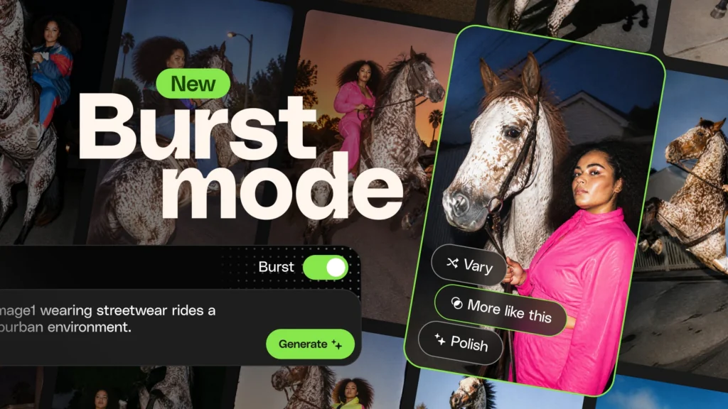 프롬프트 고치기 전에 6개 방향 먼저 뽑기: Envato Burst Mode 탐색법