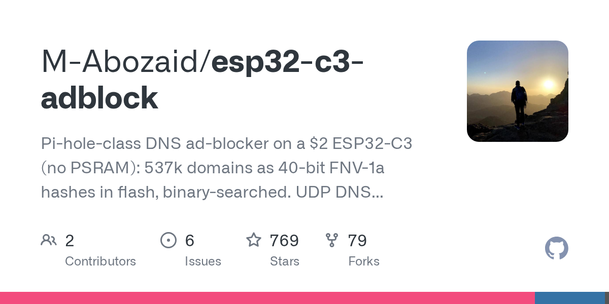 ESP32-C3 AdBlock: 2달러 슈퍼미니 보드로 구축하는 초경량 하드웨어 DNS 광고 차단기