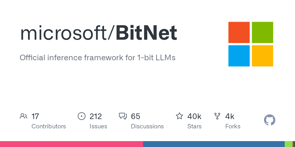 MS 1비트 LLM 추론 프레임워크 BitNet 주장 정리
