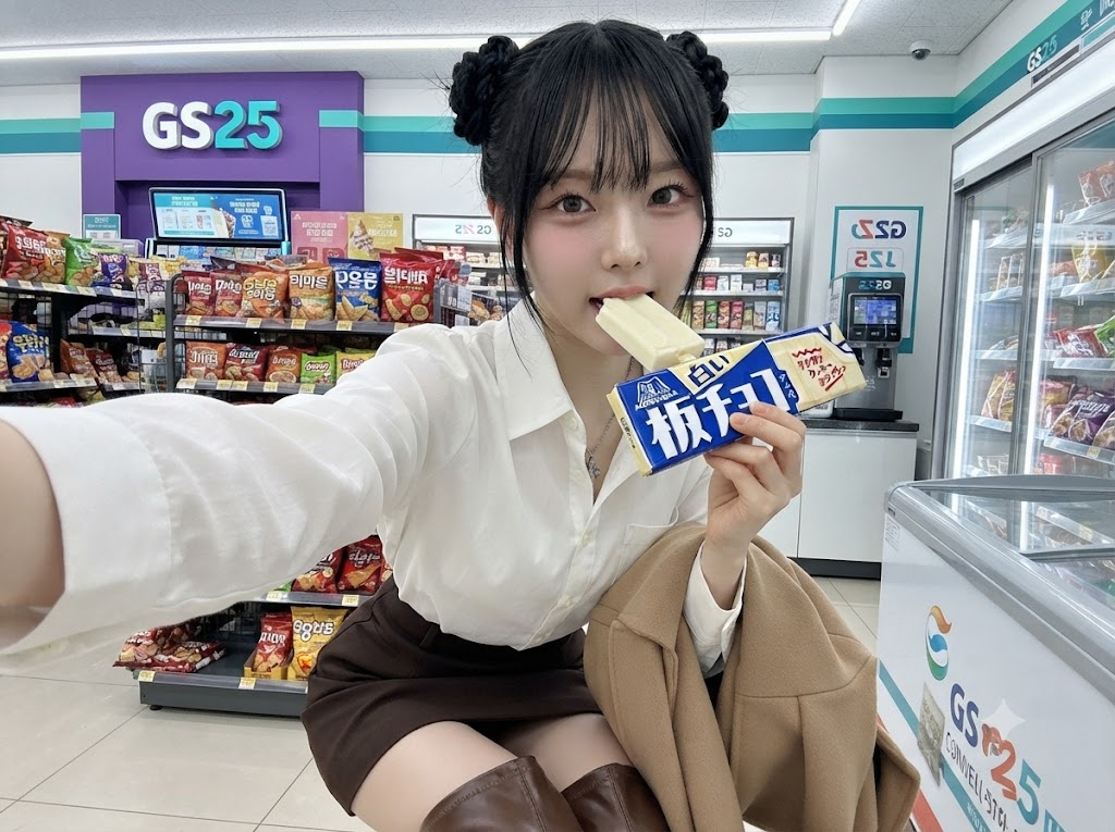 모리나가 화이트 판초코, 10월 8일 GS25 단독 출시 소식이 X 인증 사진과 함께 보고