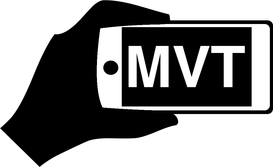 MVT(Mobile Verification Toolkit) 로고 및 모바일 디지털 포렌식 분석 개념도