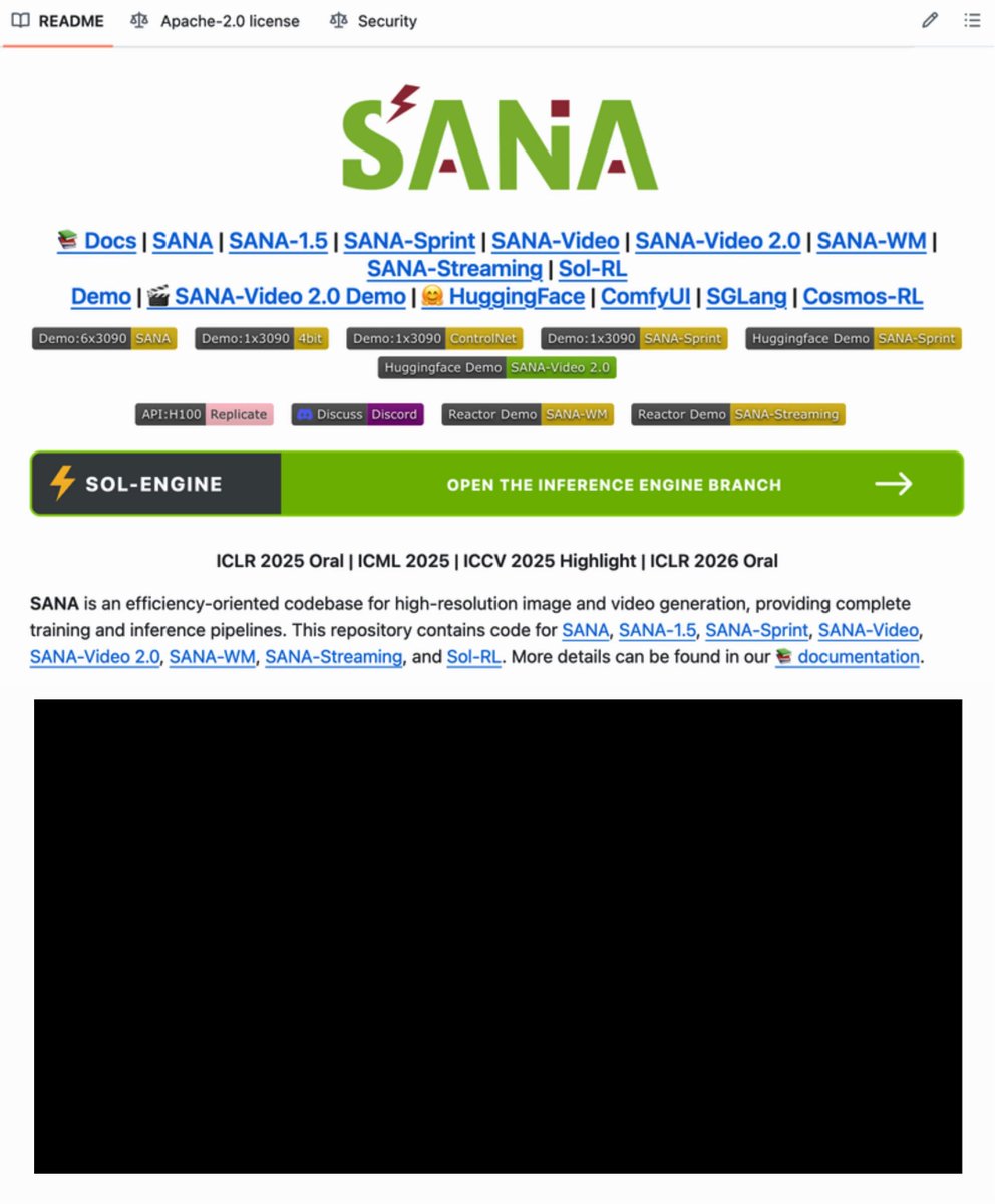 단일 GPU에서 이미지, 텍스트, 카메라 궤적으로 제어되는 NVIDIA NVlabs의 2.6B 오픈소스 월드 모델 Sana 개념 시각화