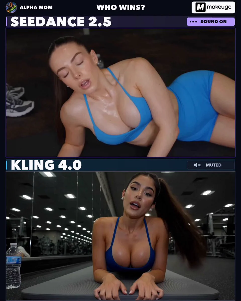 Seedance 2.5 versus Kling 4.0 AI video quality comparison screen