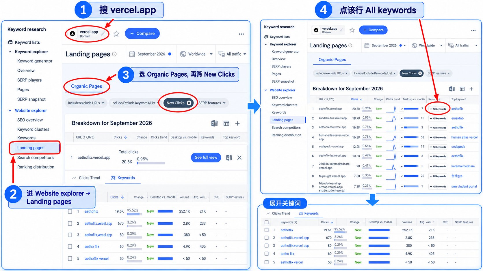 Similarweb으로 Vercel 서브도메인을 추적해 급상승 검색 키워드와 초기 수요를 발굴하는 팁